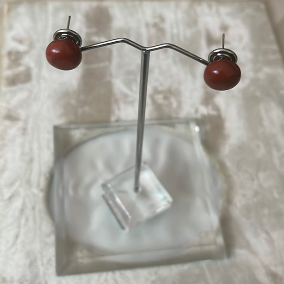 Red Jasper Earrings - Picture 1 of 6